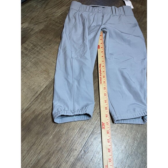 ADIDAS Baseball Pants Youth XS Gray - Picture 2 of 5